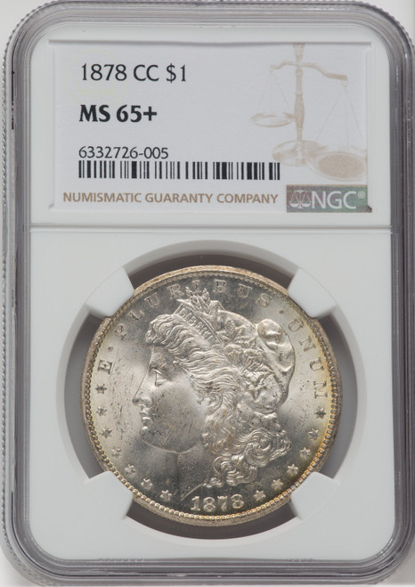 1878-CC $1 NGC Plus Morgan Dollar NGC MS65+