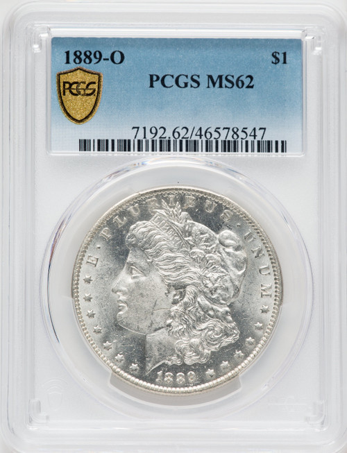 1889-O $1 Morgan Dollar PCGS MS62