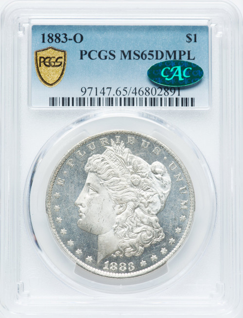 1883-O $1 DM CAC Morgan Dollar PCGS MS65