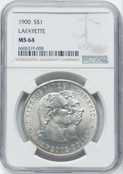 1900 Lafayette Dollar Commemorative Silver NGC MS64