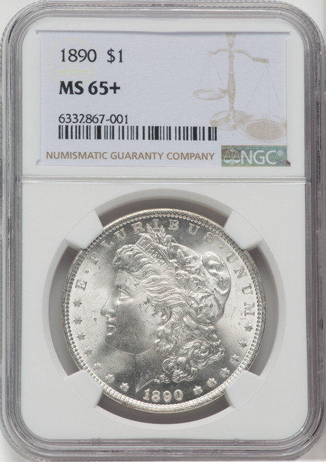 1890 $1 NGC Plus Morgan Dollar NGC MS65+