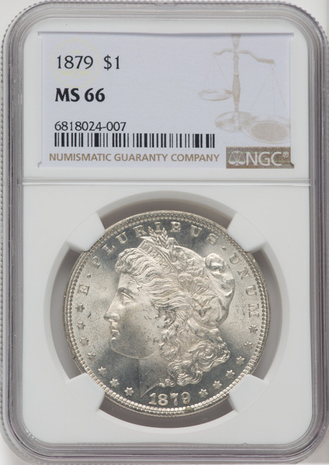 1879 $1 Morgan Dollar NGC MS66