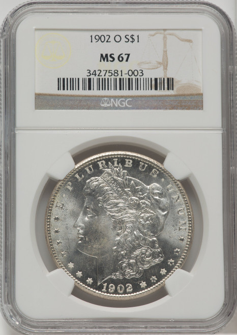1902-O $1 Morgan Dollar NGC MS67
