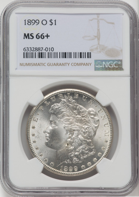 1899-O $1 NGC Plus Morgan Dollar NGC MS66+