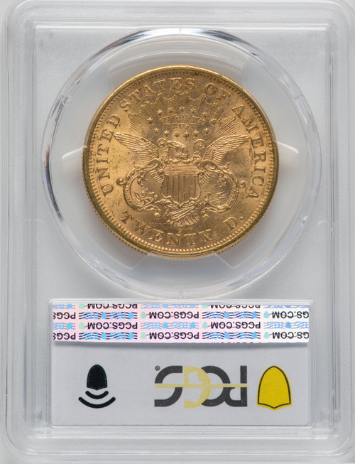 1876-S $20 Liberty Double Eagle PCGS MS60