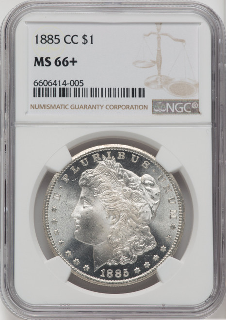 1885-CC $1 Morgan Dollar NGC MS66+