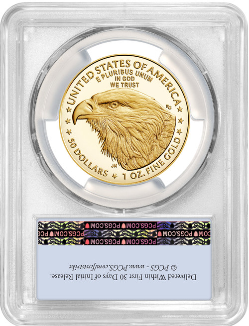 2023-W $50 Gold Eagle FDI PCGS PR70 Deep Cameo