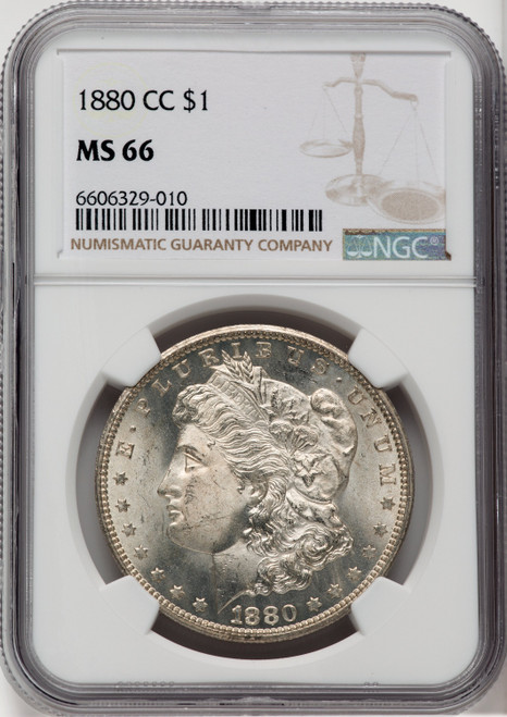 1880-CC $1 Morgan Dollar NGC MS66
