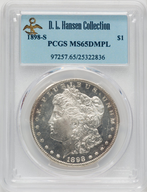 1898-S $1 DM Morgan Dollar PCGS MS65