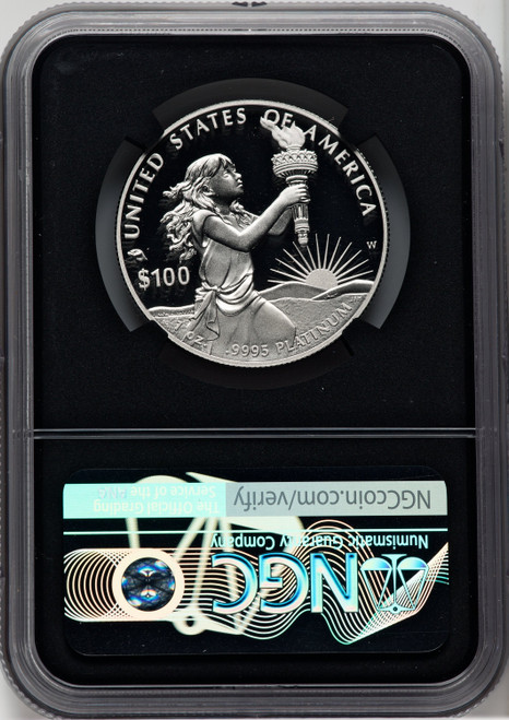 2014-W $100 One-Ounce Platinum Eagle NGCX PF10