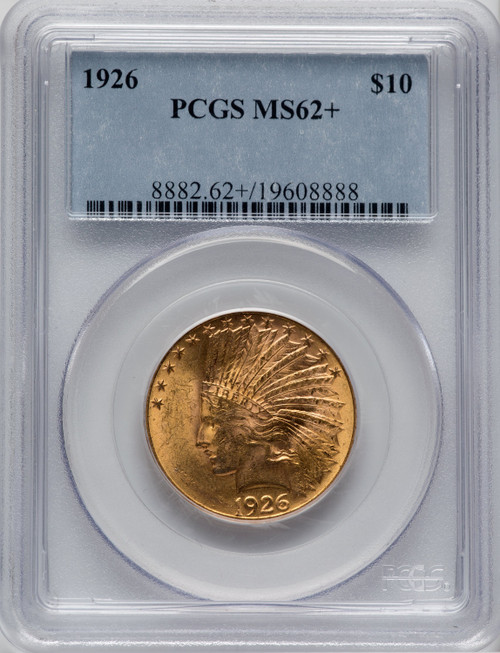 1926 $10 Indian Eagle PCGS MS62+