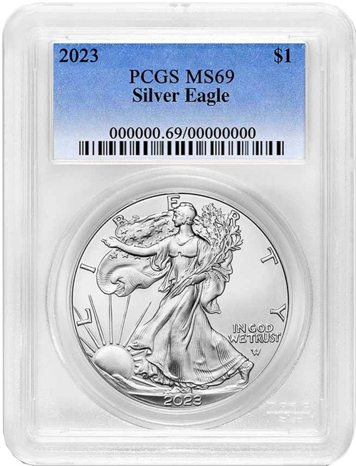 2023 Silver Eagle Special Label 1-2023 PCGS MS70 | LCR Coin