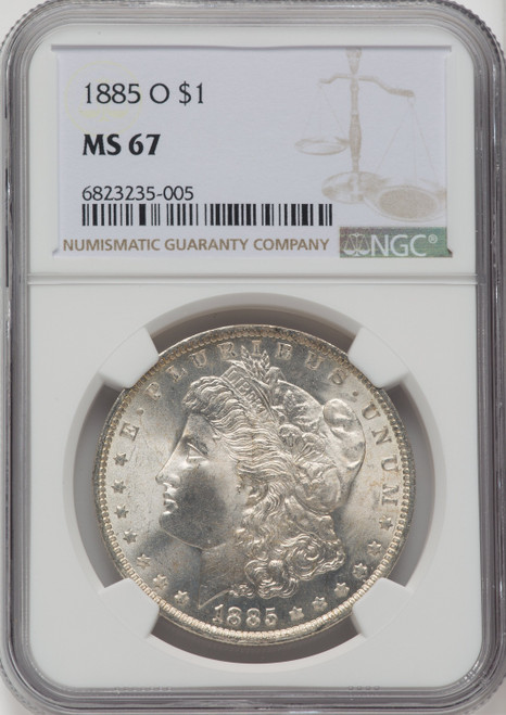 1885-O $1 Morgan Dollar NGC MS67