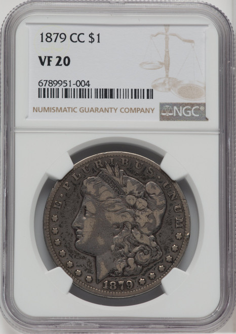 1879-CC $1 Morgan Dollar NGC VF20