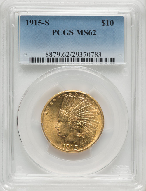 1915-S $10 Indian Eagle PCGS MS62