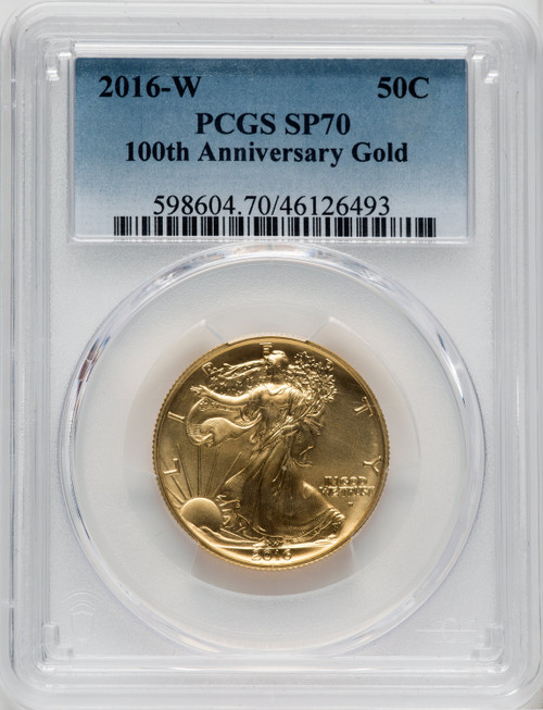 2016-W 10C-50C Gold Centennial Three Coin Set Modern Commemoratives PCGS MS70