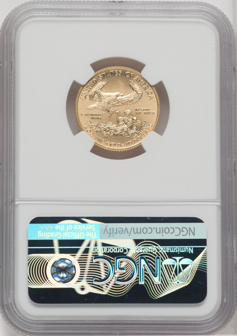 2019 $10 Quarter Ounce Gold Eagle First Strike NGC MS70