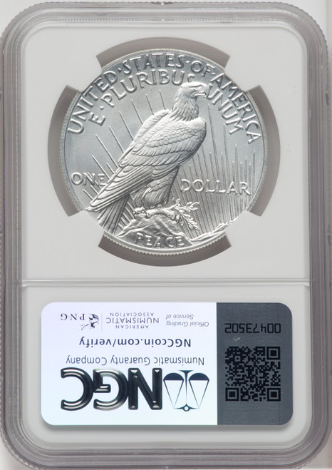 2023 $1 Peace First Day of Issue Modern Commemoratives NGC MS70
