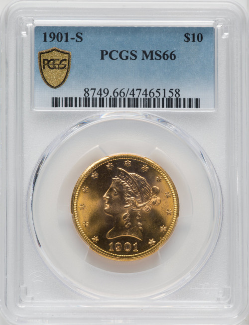 1901-S $10 Liberty Eagle PCGS MS66