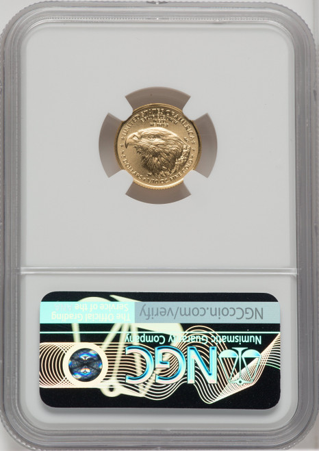 2023 $5 Tenth-Ounce Gold Eagle First Day of Issue NGC MS70