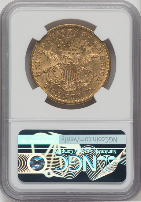 USA 1854 $20 Large Date VF35 NGC