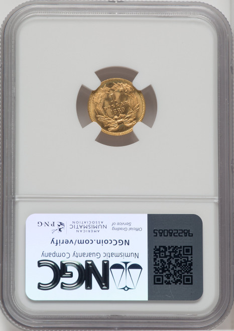 1880 G$1 Gold Dollar NGC MS68