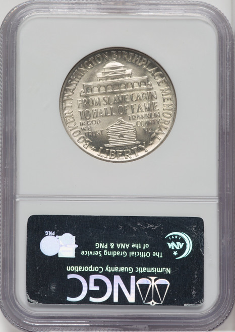 1949 50C Booker T. Washington Commemorative Silver NGC MS67