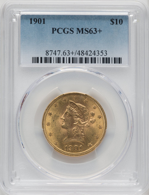 1901 $10 Liberty Eagle PCGS MS63+