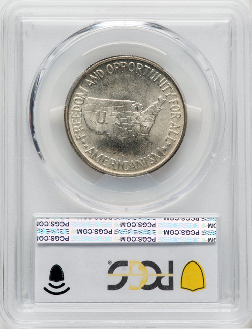 1953-D 50C Washington-Carver Commemorative Silver PCGS MS66