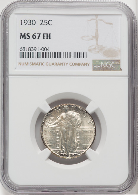 1930 25C FH Standing Liberty Quarter NGC MS67