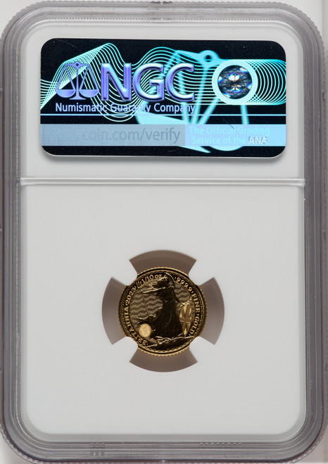 2023 G.B. G10 BRITANNIA-KC III OBVERSE 34TH COIN STRUCK Royal Succession NGC MS69