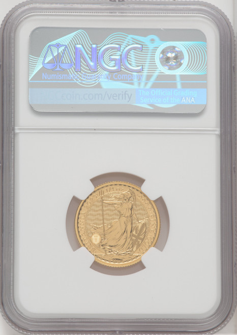 2023 G.B. G25 BRITANNIA-KC III OBVERSE 33RD COIN STRUCK Royal Succession NGC MS70