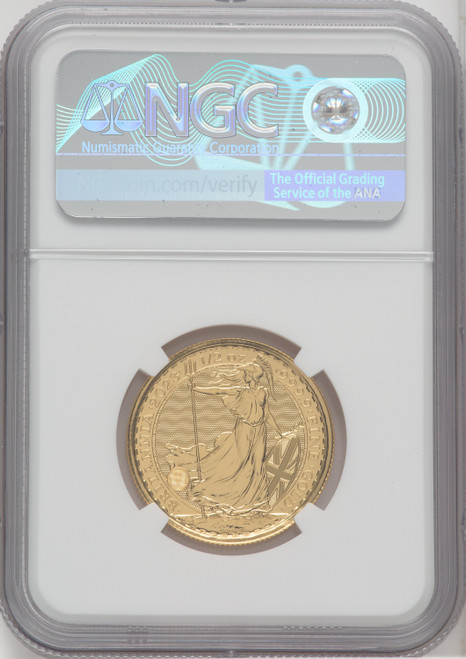 2023 G.B. G50 BRITANNIA-KC III OBVERSE 9TH COIN STRUCK Royal Succession NGC MS70