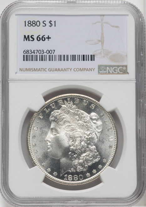 1880-S $1 Morgan Dollar NGC MS66+