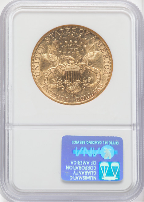 1889-CC $20 Liberty Double Eagle NGC AU55