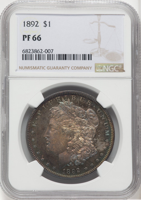1892 $1 Proof Morgan Dollar NGC PR66