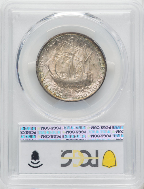 1921 50C Pilgrim Commemorative Silver PCGS MS67