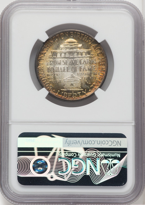 1946-S 50C Booker T. Washington Commemorative Silver NGC MS67