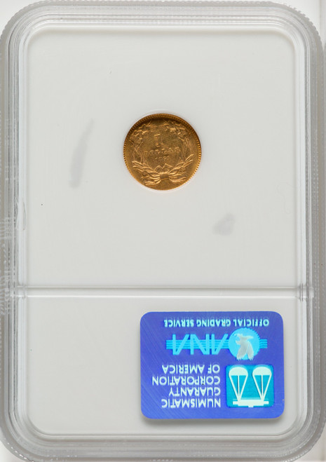 1864 G$1 Gold Dollar NGC MS61