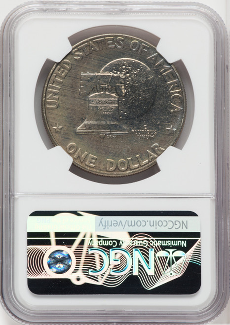 1976 $1 T1 Eisenhower Dollar NGC MS66