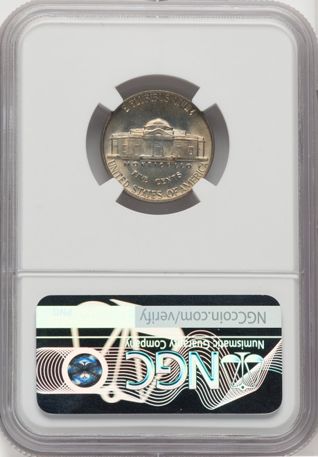 1947 5C FS Jefferson Nickel NGC MS67