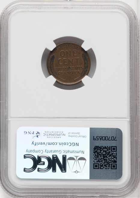 1914-D 1C BN Lincoln Cent Details NGC AU50