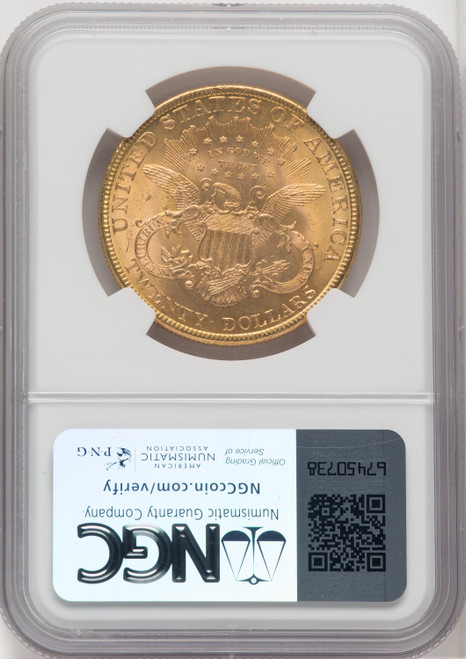 1894 $20 Liberty Double Eagle NGC MS65+