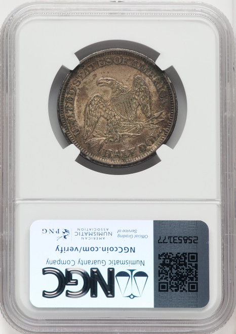 1863-S 50C Seated Half Dollar NGC MS62