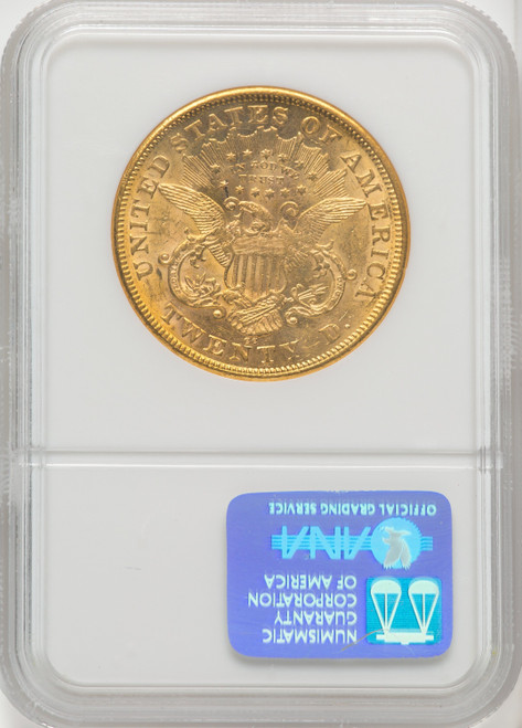 1875-CC $20 Liberty Double Eagle NGC AU58