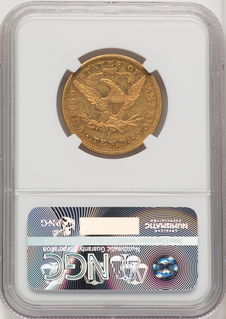 1869-S $10 CAC Liberty Eagle NGC AU55