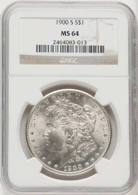 1900-S $1 Morgan Dollar NGC MS64