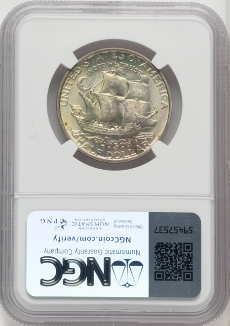 1935 50C Hudson Commemorative Silver NGC MS66+