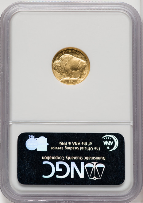 2008-W $5 Tenth-Ounce Gold Buffalo Early Releases NGC MS70