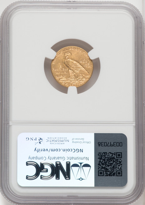 1913 $2.50 Indian Quarter Eagle NGC MS63